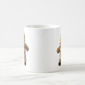 BGF auf Weiß Kaffeetasse (Mittel)