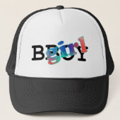 BGirl-Hut Truckerkappe (Vorderseite)
