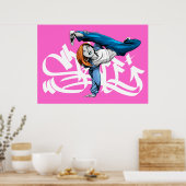 BGIRL Pose Poster mit Graf (Küche)