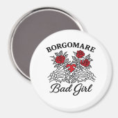 Bgm Bad Girl II Classic - Skeleton Herzhandschuhe Magnet (Vorderseite/Rückseite)