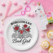 Bgm Bad Girl II Classic - Skeleton Herzhandschuhe Pappteller (Party)