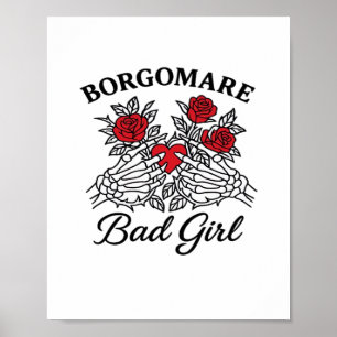 Bgm Bad Girl II Classic - Skeleton Herzhandschuhe Poster