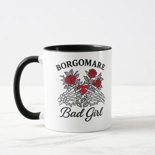 Bgm Bad Girl II Classic - Skeleton Herzhandschuhe Tasse (Links)