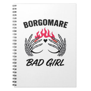 Bgm Bad Girl II - Skeletton Herz Hände Notizblock