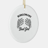 Bgm Bad Girl - Skeletton Herz Hände Keramik Ornament (Rechts)