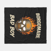 Bgm Bad - Skeleton Hands Herz Fleecedecke (Vorderseite (Horizontal))