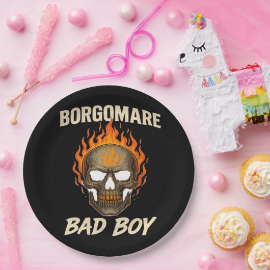 Bgm Bad - Skeleton Hands Herz Pappteller (Party)