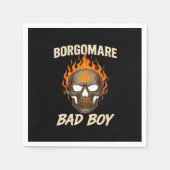 Bgm Bad - Skeleton Hands Herz Serviette (Vorderseite)