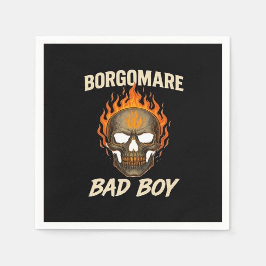 Bgm Bad - Skeleton Hands Herz Serviette (Vorderseite)