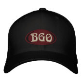 BGO Ball Cap Bestickte Baseballkappe (Vorderseite)