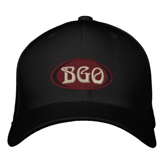 BGO Ball Cap Bestickte Baseballkappe (Vorderseite)