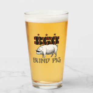 BGO Blindes Schweinebrallglas Glas