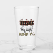 BGO Blindes Schweinebrallglas Glas (Vorderseite)