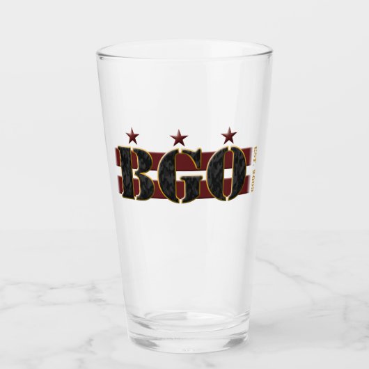 BGO Logo Beer Glass Glas (Vorderseite)