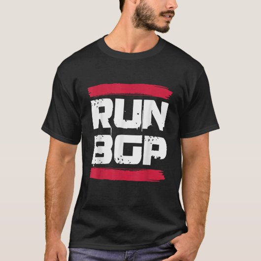 BGP Border Gateway Protocol Programmcode ausführen T-Shirt (Vorderseite)