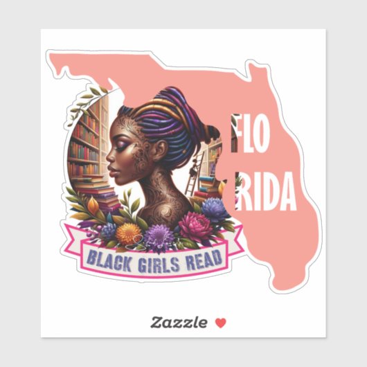 BGR Florida Kontur Sticker | Vinyl Die Cut Design (Blatt)