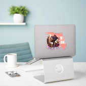 BGR Florida Kontur Sticker | Vinyl Die Cut Design (Laptop auf Schreibtisch)