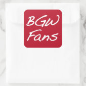 BGWFans Aufkleber (Tasche)