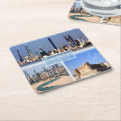 BH Baharain - Manama - Manama Juffair - Ford Arad Rechteckiger Pappuntersetzer (angewinkelt)