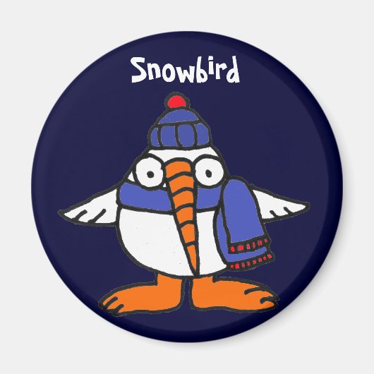 BH - Funny Snowbird Magnet (Vorne)