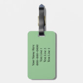 BH, reißende Schildkröte-Gepäckanhänger Gepäckanhänger (Rückseite vertikal)