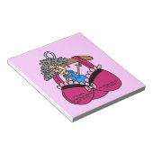 BH und Falten-Spaß Notizblock (angewinkelt)