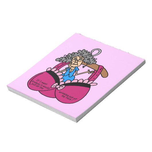 BH und Falten-Spaß Notizblock (Rotiert)