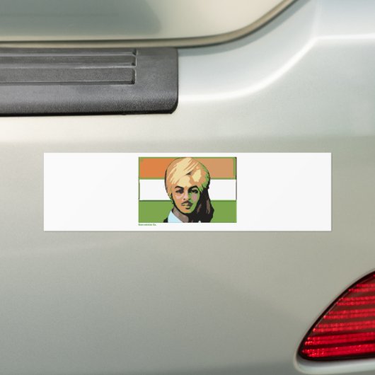 Bhagat Singh: Ein revolutionärer Held Autoaufkleber (Auf Auto)