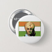 Bhagat Singh: Ein revolutionärer Held Button (Vorne & Hinten)