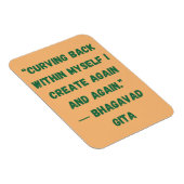 Bhagavad Gita, die sich in mir zurückdrehen Magnet (Rechte Seite)