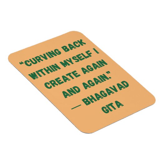 Bhagavad Gita, die sich in mir zurückdrehen Magnet (Rechte Seite)