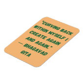 Bhagavad Gita, die sich in mir zurückdrehen Magnet (Linke Seite)