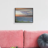 Bhagavad Gita Quote Leinwand: "Wer Kontrolle hat.. Leinwanddruck (Insitu (Wohnzimmer))