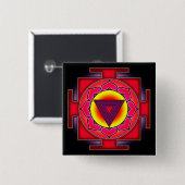 Bhairavi Yantra Button (Vorne & Hinten)