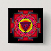 Bhairavi Yantra Button (Vorderseite)