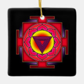 Bhairavi Yantra Keramikornament (Vorderseite)