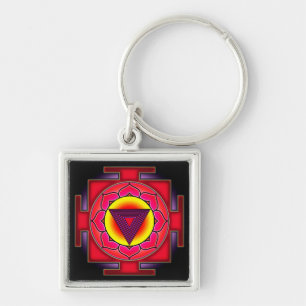 Bhairavi Yantra Schlüsselanhänger