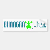 Bhangra Junkie Autoaufkleber (Vorne)