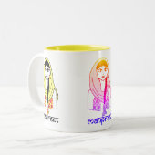 Bhangragirl Zweifarbige Tasse (Vorderseite Links)