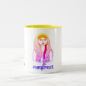 Bhangragirl Zweifarbige Tasse (Mittel)
