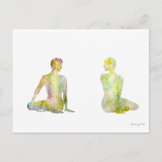 Bharadvajas Drehung Postkarten (Vorderseite)