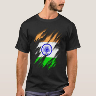 Bharat Ganarajya Indische Flagge Indien T-Shirt