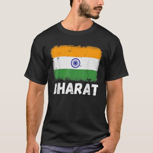 Bharat Independence August 15 India Flag Patriotic T-Shirt (Vorderseite)