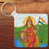 Bharat Mata Keychain Schlüsselanhänger (Vorderseite)