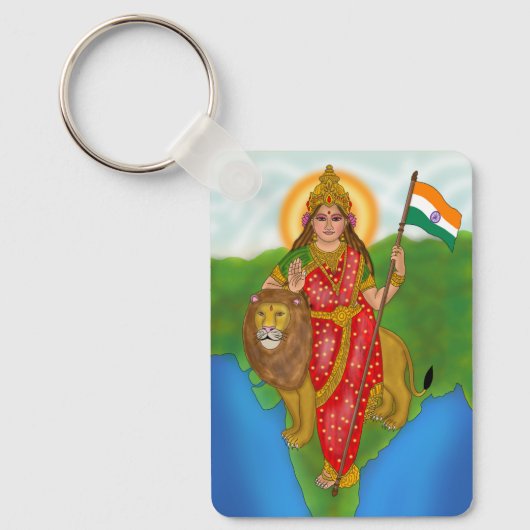 Bharat Mata Schlüsselanhänger (Vorderseite)