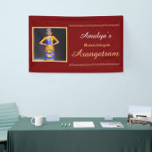 Bharatanatyam Arangetram Vinyl Banner (Messeveranstaltung)
