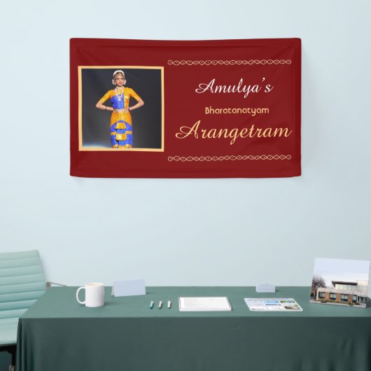 Bharatanatyam Arangetram Vinyl Banner (Messeveranstaltung)