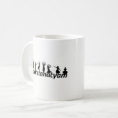 Bharatanatyam Kaffeetasse (Vorderseite Links)