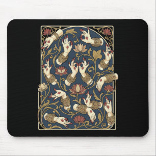 Bharatanatyam Kathak und Odissi indischer klassisc Mousepad