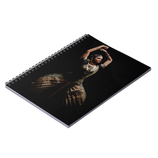 bharatanatyam Pose -158 Notizblock (Linke Seite)